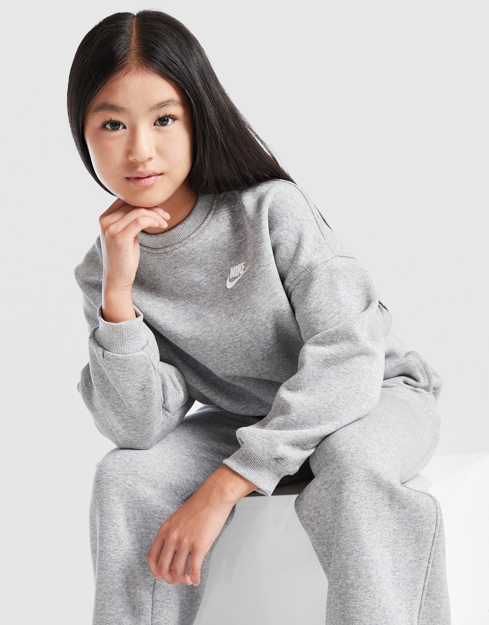 Club Fleece Crop Crew Sweatshirt Junior's