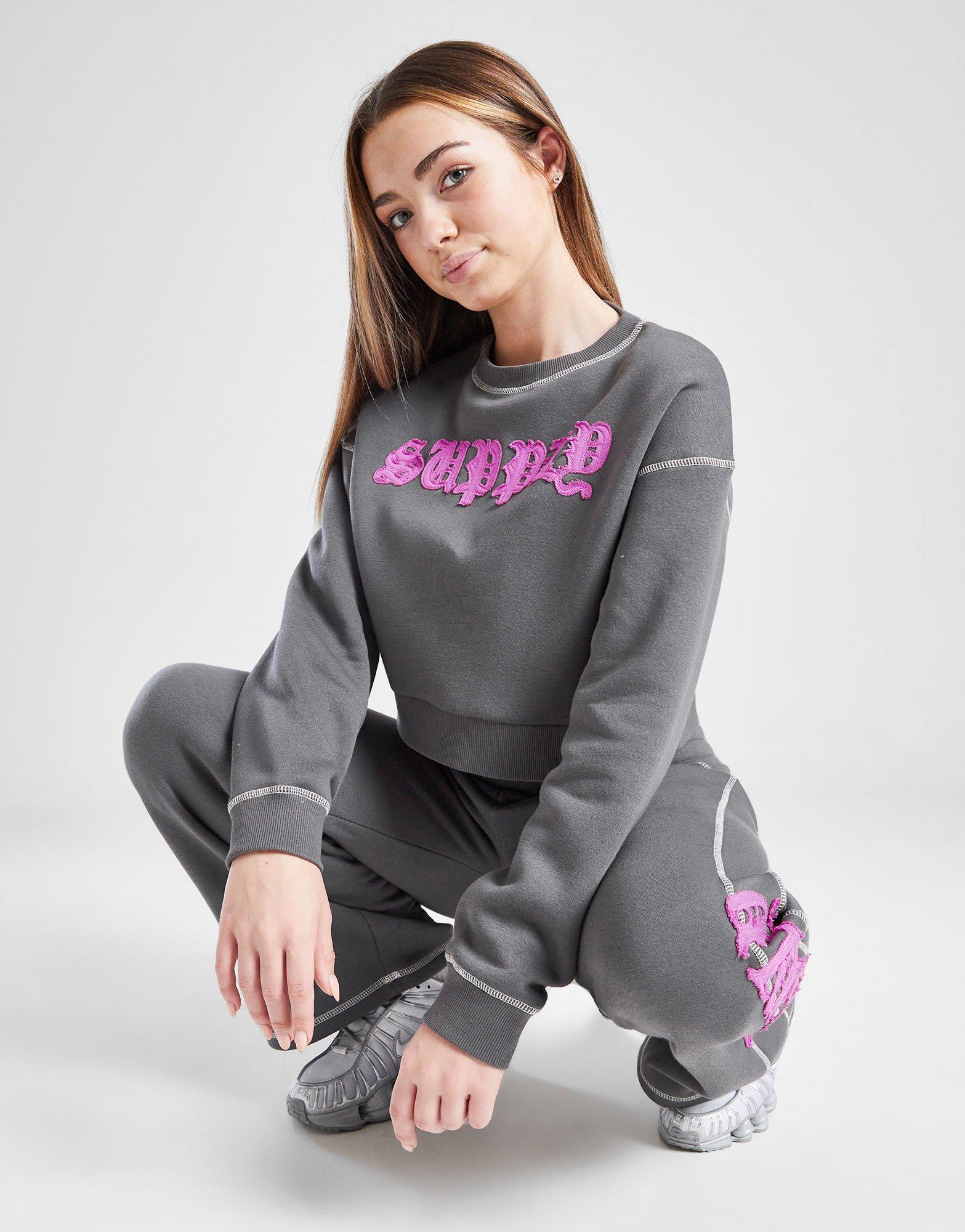 Girls' Hattan Crew Sweatshirt Junior