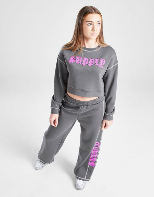 Girls' Hattan Crew Sweatshirt Junior