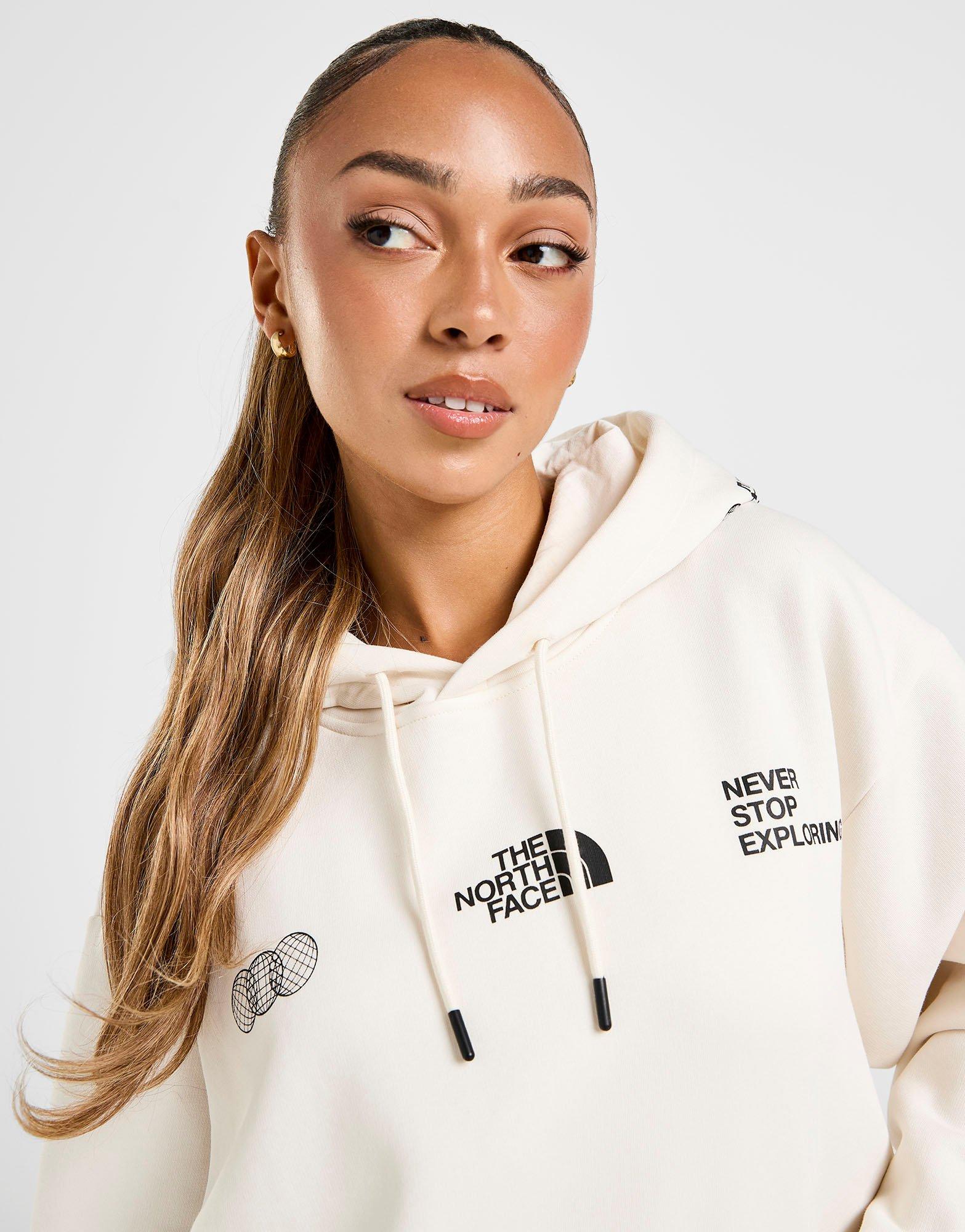 White The North Face Multi Tech Overhead Hoodie - JD Sports Malaysia