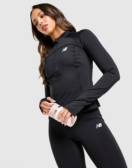 Logo 1/4 Zip Top