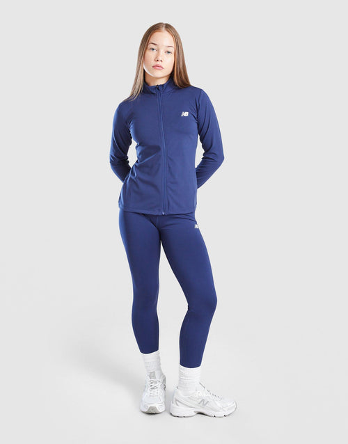 Girls' Fitness Full Zip Top Junior