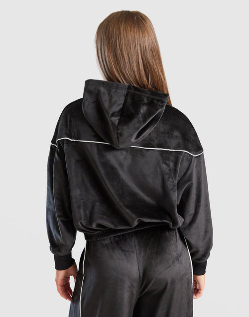 Girls' Velour Hoodie Junior