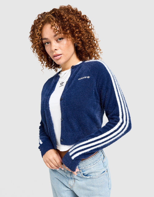 3-Stripes Knit Cardigan
