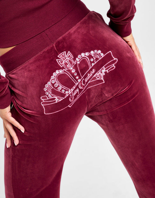 Crown Velour Track Pants