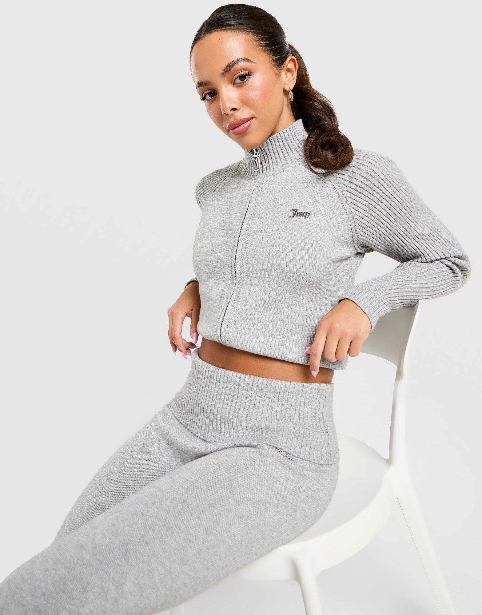 新品タグ付【Juicy Couture】 グレー スウェット上下セット Mサイズ Grey Juicy Couture Knit Full Zip Track Top - JD Sports Malaysia