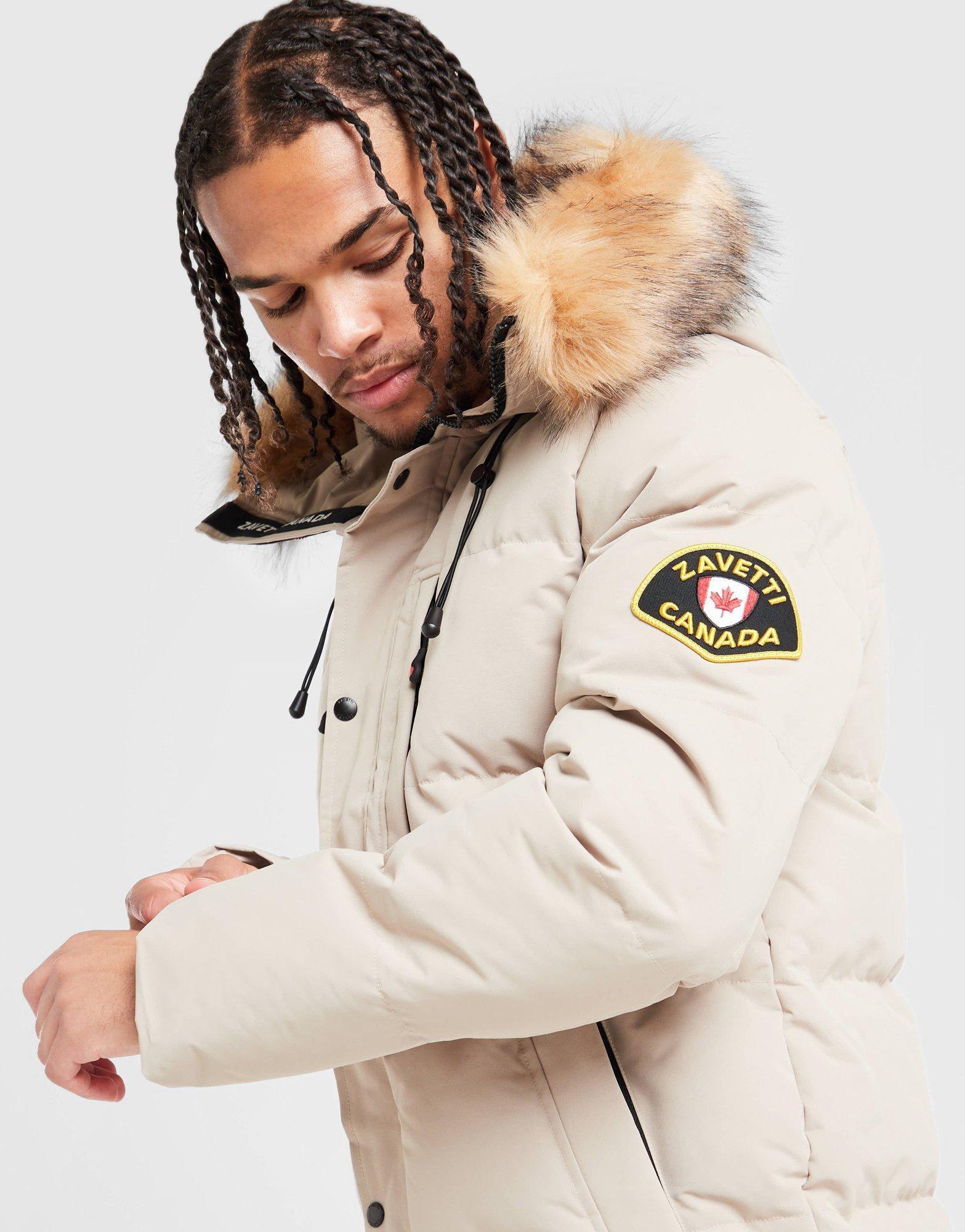 Brown Zavetti Canada Oshawa 2.0 Puffer Parka Jacket - JD Sports