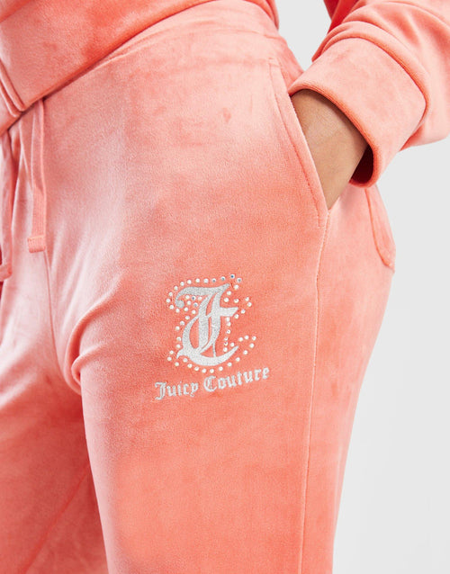 Girls' Crop Full Zip Flare Tracksuit Junior