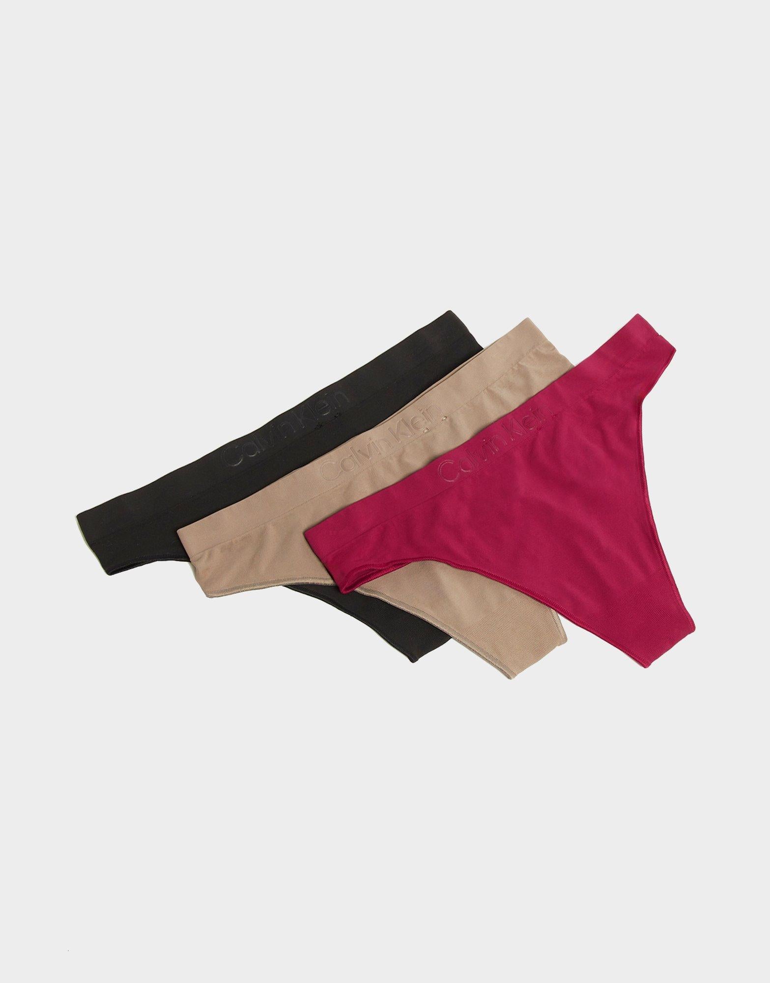 3-Pack Bonded Flex Seamless Thongs