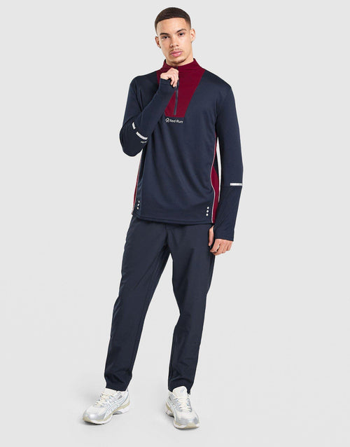 Crimson Wave Tech 1/4 Zip Top