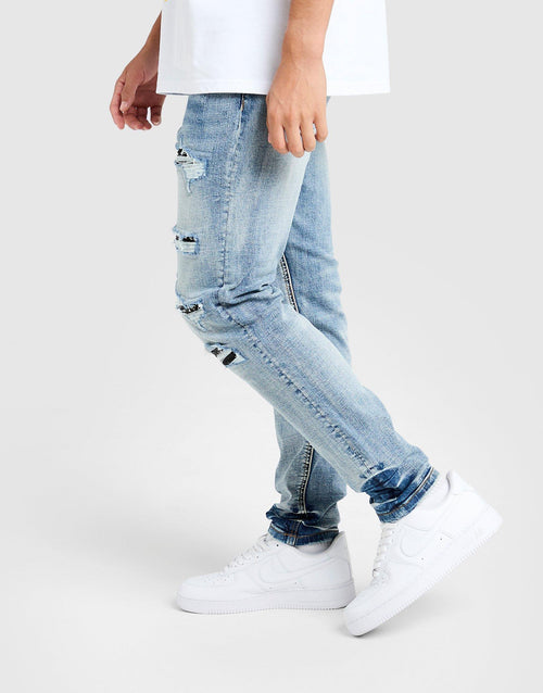 Paze Slim Ripped Jeans
