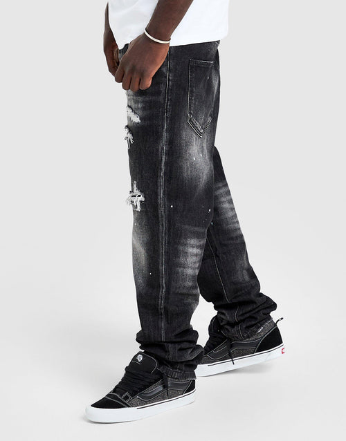 Etch Relaxed Ripped Jeans