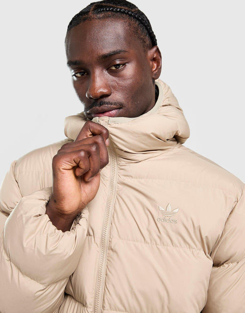 Tonal Hooded Puffer Jacket