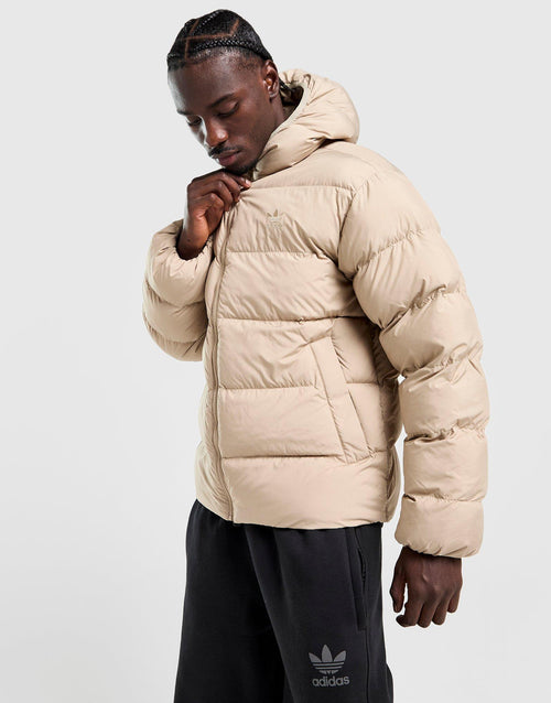 Tonal Hooded Puffer Jacket