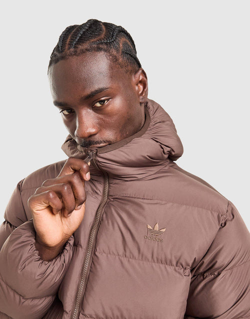 Tonal Hooded Puffer Jacket