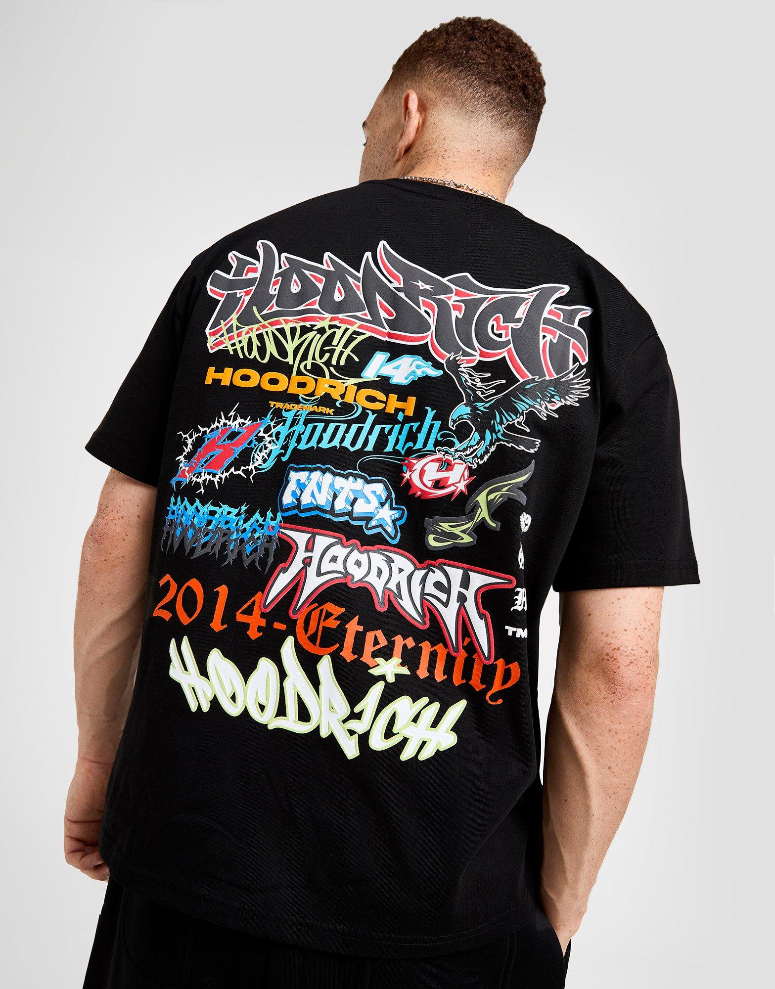 Black Hoodrich Graffiti Rave T-Shirt - JD Sports Malaysia