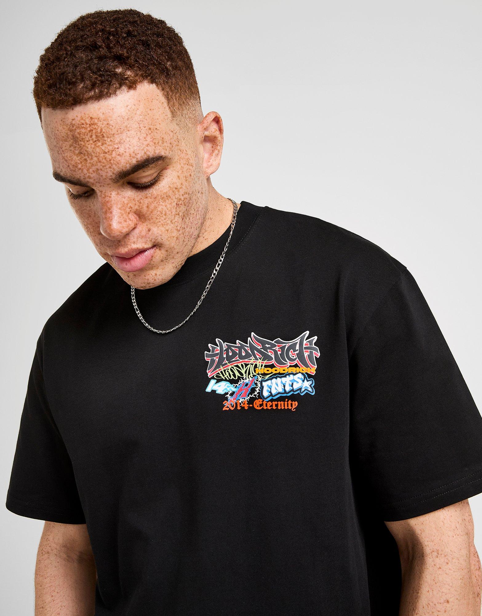 Black Hoodrich Graffiti Rave T-Shirt - JD Sports Malaysia