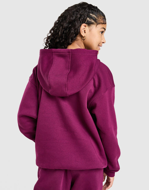Girls' Club Fleece Full Zip Hoodie Junior