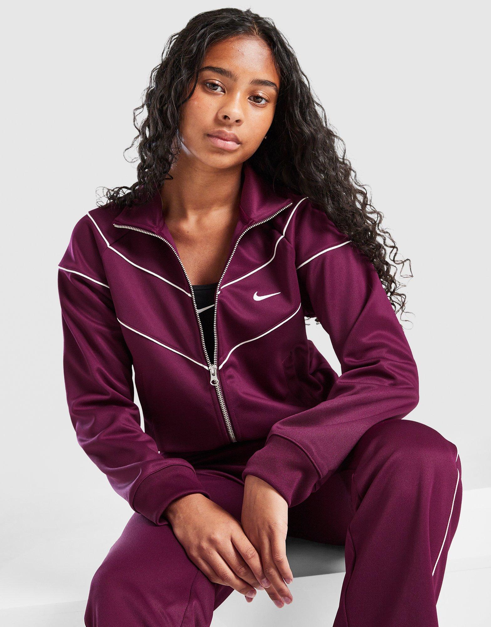 nike track jacket pink
