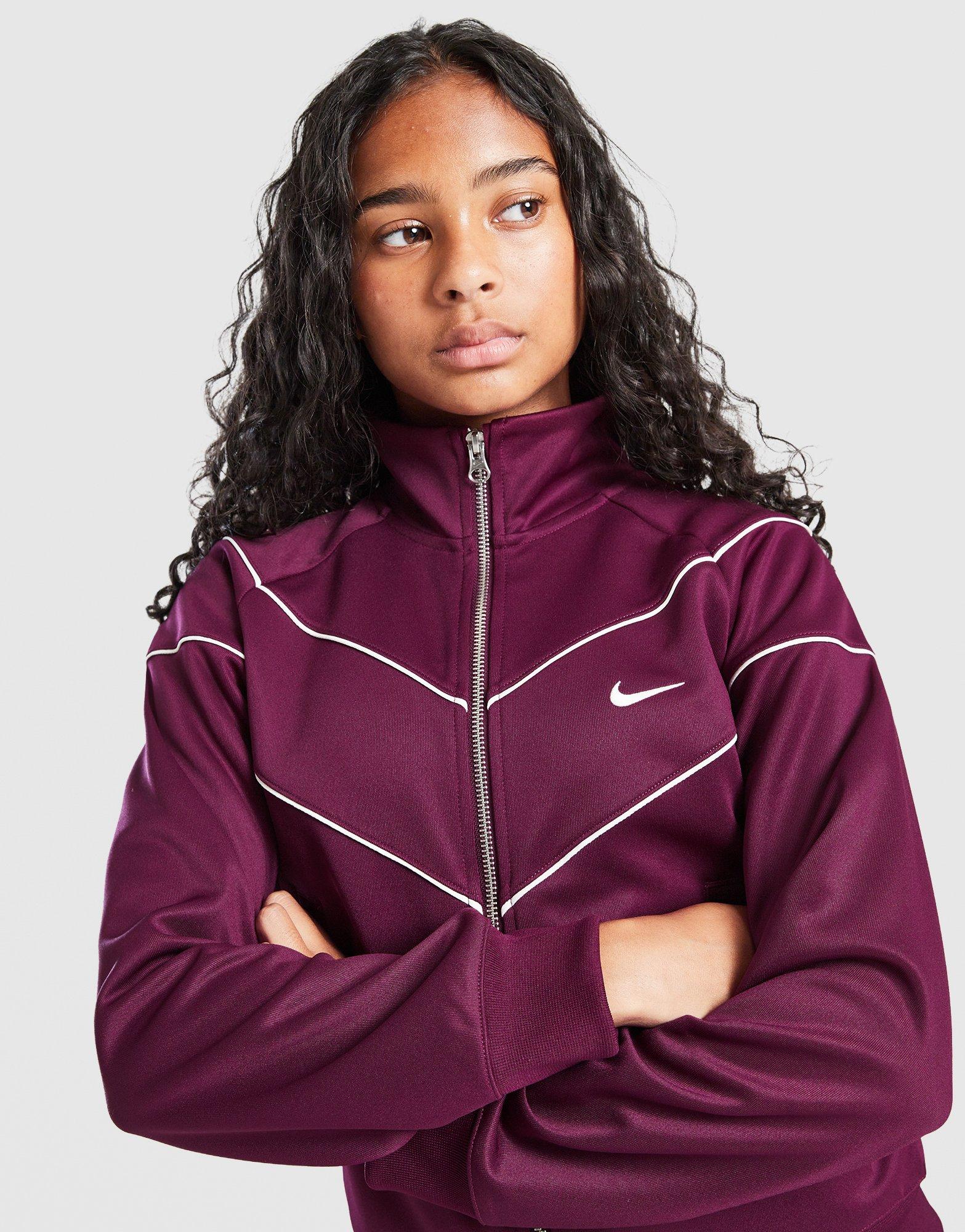 pink nike track jacket