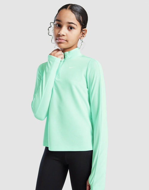 Girls' Long Sleeve 1/2 Zip Top Junior