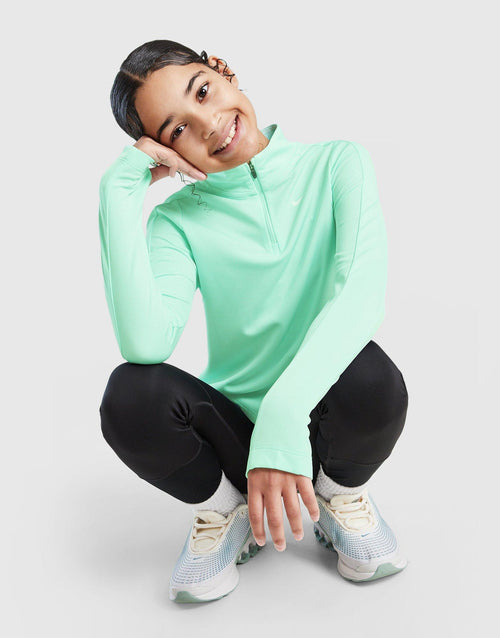 Girls' Long Sleeve 1/2 Zip Top Junior