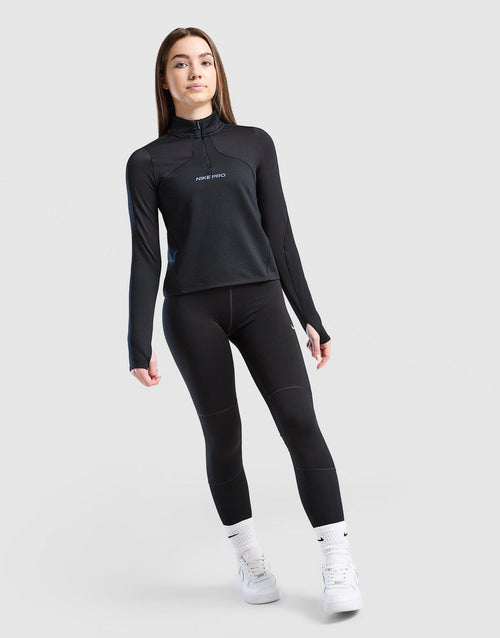 Girls' Therma-FIT 1/2 Zip Long Sleeve Top Junior