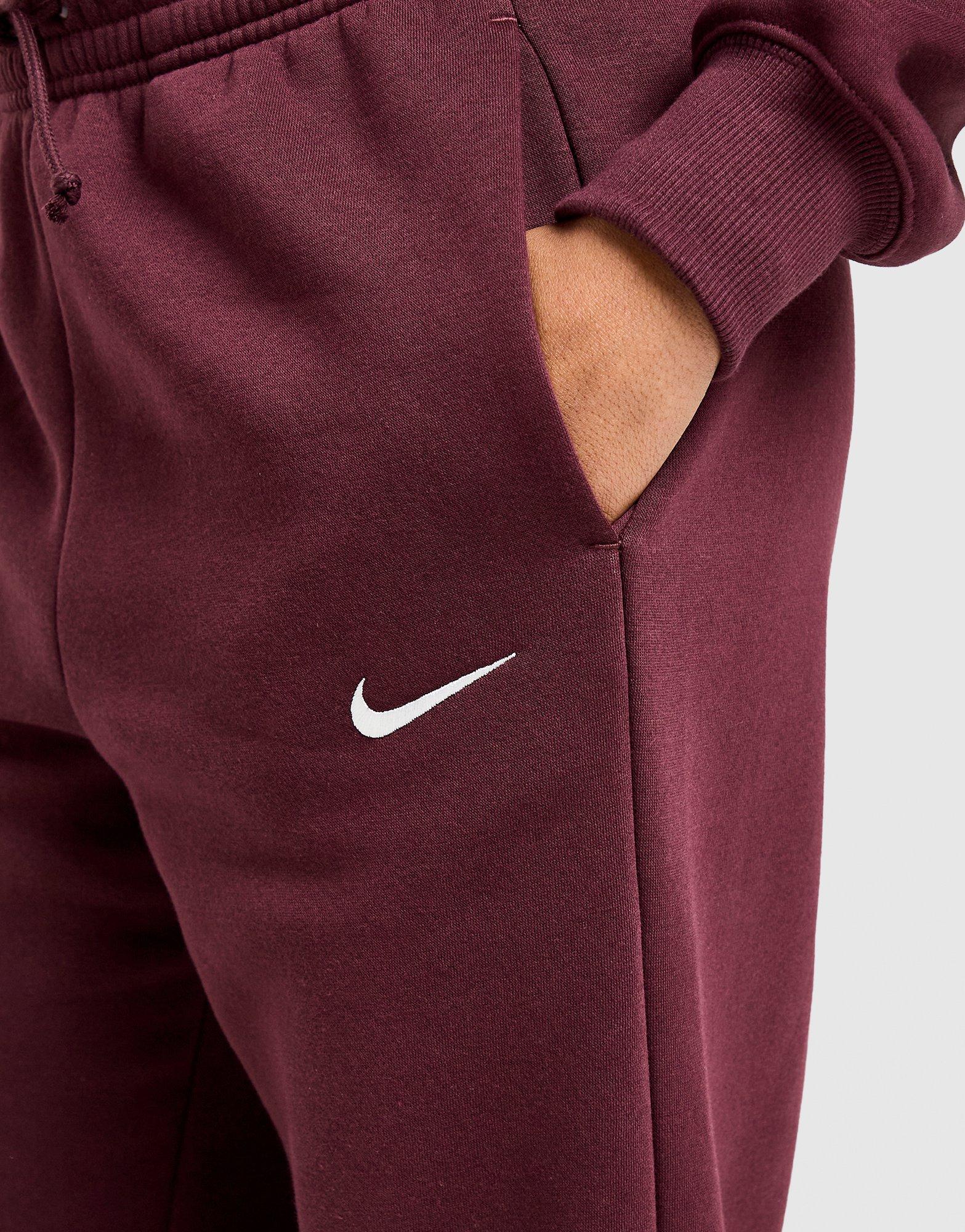 maroon nike joggers