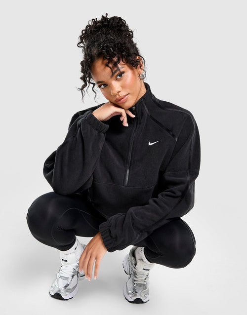 Training One Velvet Binding 1/4 Zip Polar Fleece