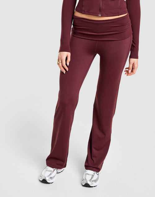 Training One Fold Over Flared Leggings