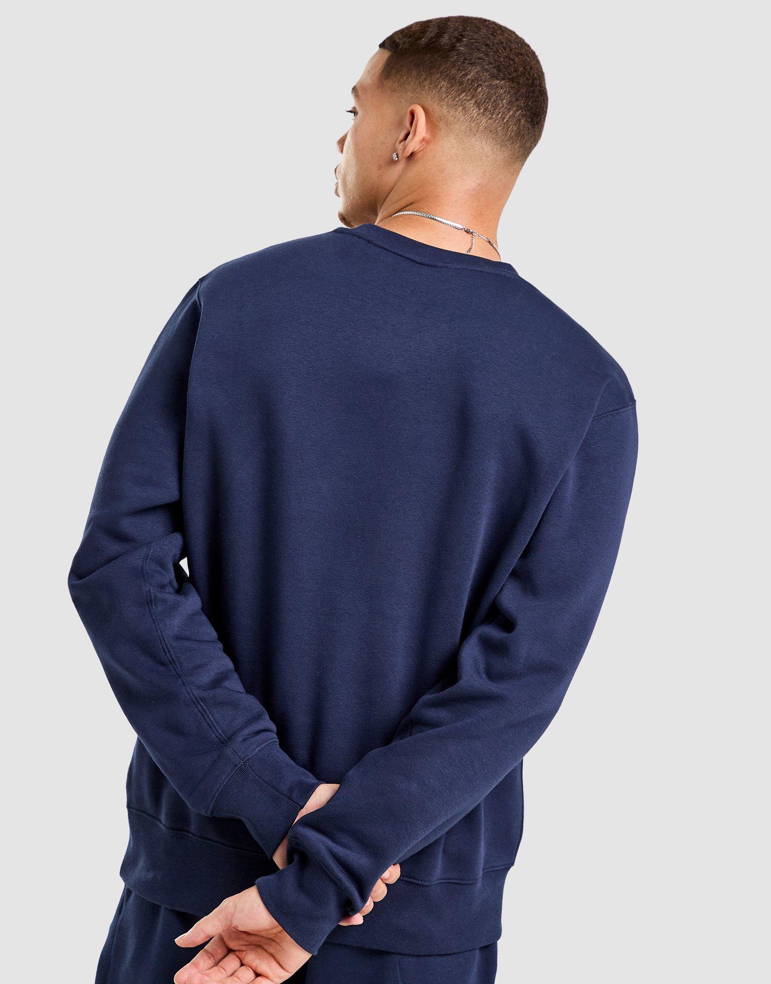 nike foundation crew sweatshirt navy