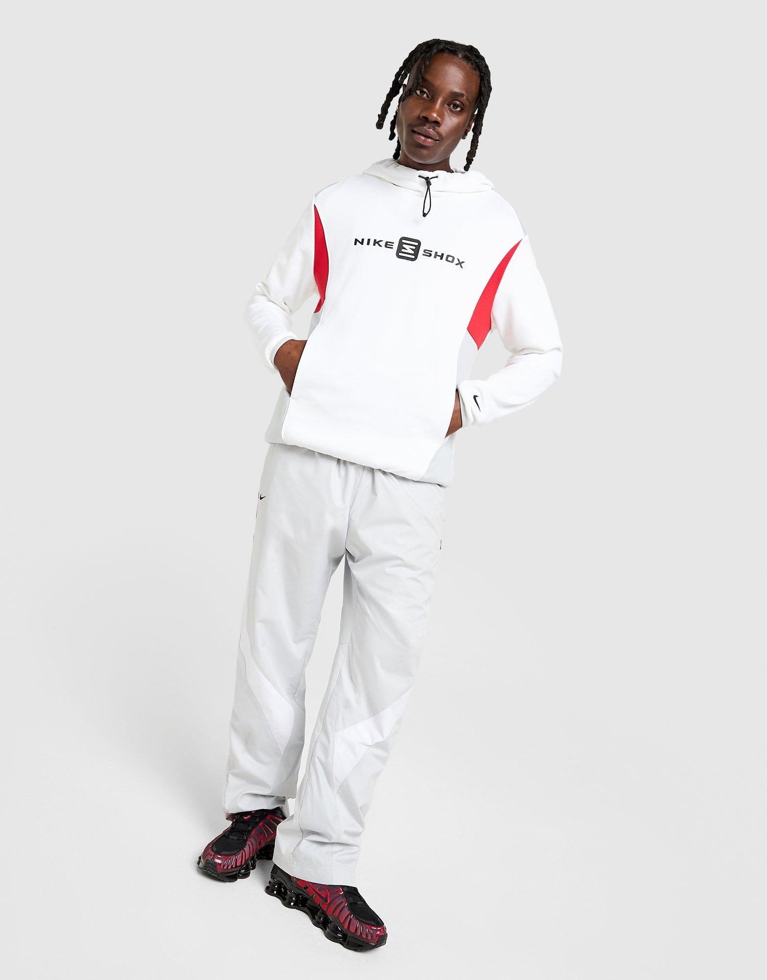 white nike overhead hoodie