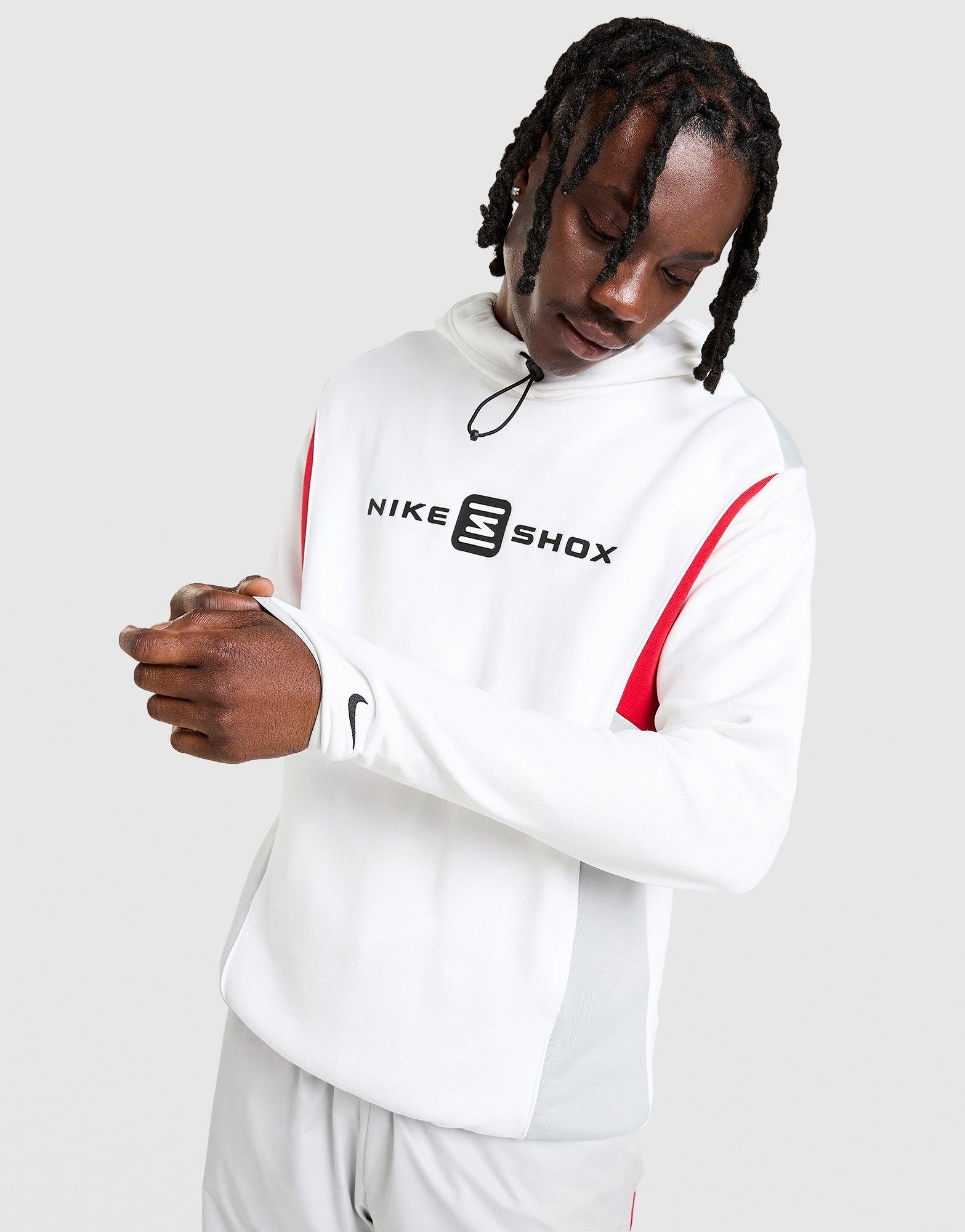 white nike overhead hoodie