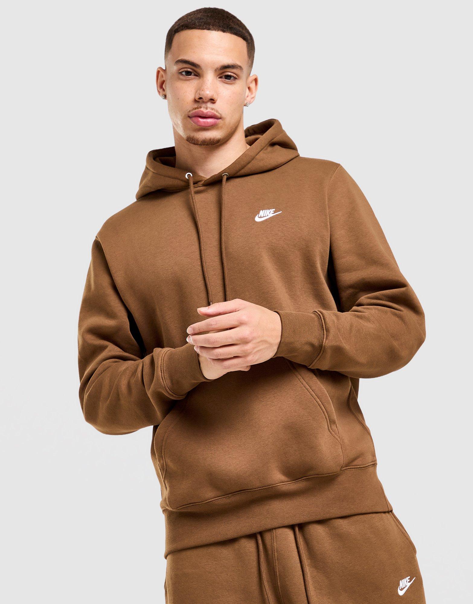 nike foundation hoodie brown