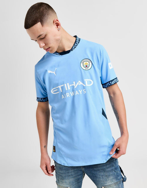 Blue Puma Manchester City FC 2024/25 Match Home Shirt JD Sports