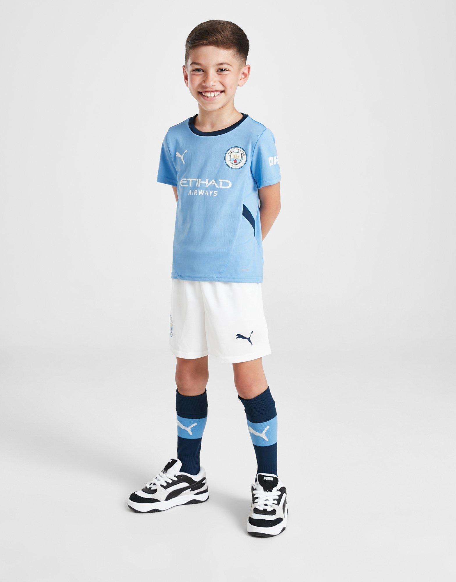 Manchester City FC 2024/25 Home Kit Children