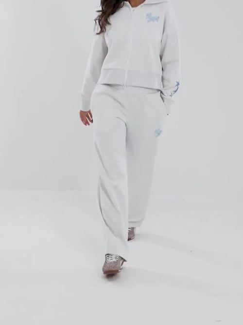 Hoops Crop Full Zip Hoodie