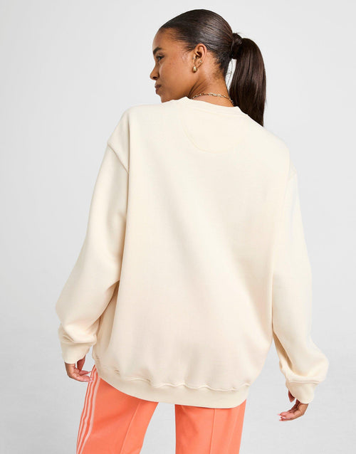 Peach Graphic Crew Sweatshirt