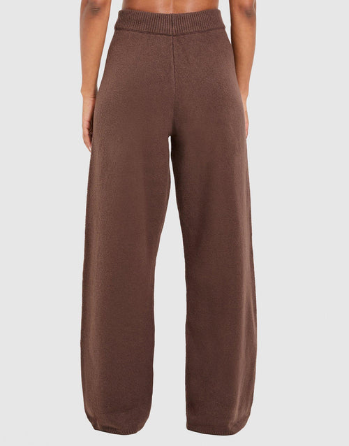 Varsity Knitted Wide Joggers