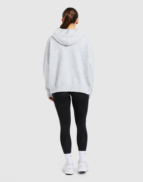 Varsity Knitted Overhead Hoodie