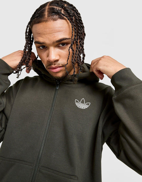 Chain Stitch Full Zip Hoodie