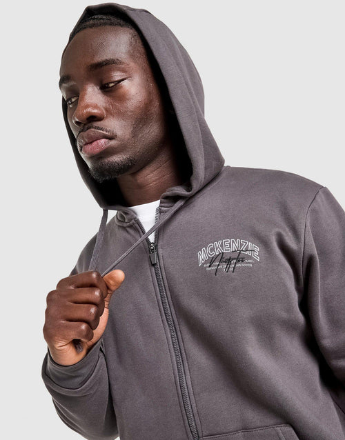 Script Full Zip Hoodie