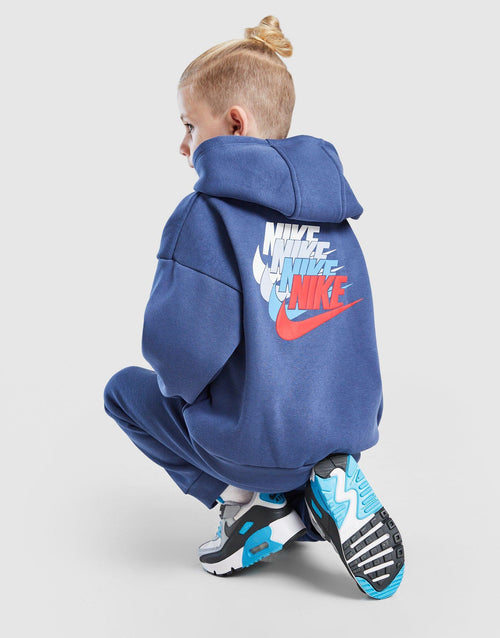 Repeat Swoosh Overhead Hoodie Tracksuit Children