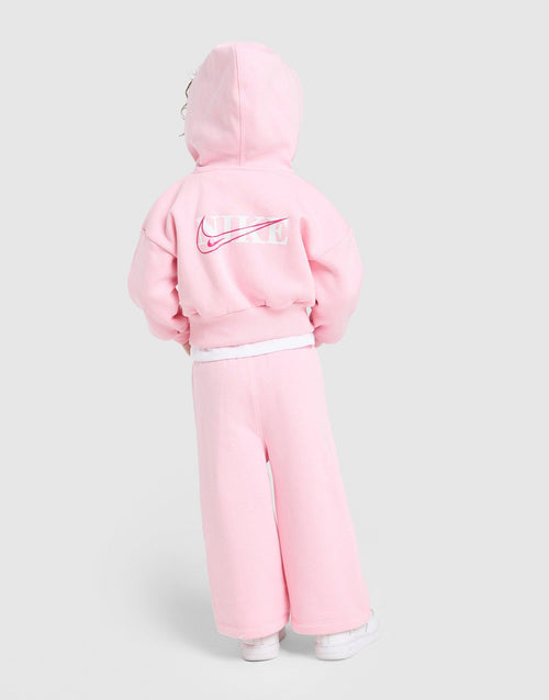Girls' Graphic Full Zip Hooded Set Infant