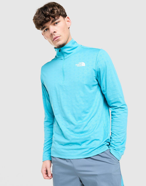 24/7 Emboss 1/4 Zip Top