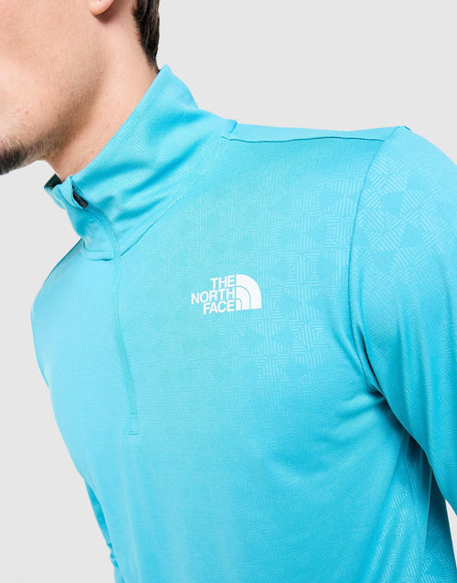 24/7 Emboss 1/4 Zip Top