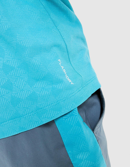 24/7 Emboss 1/4 Zip Top