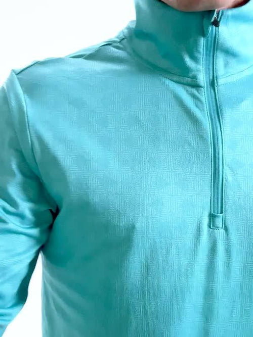 24/7 Emboss 1/4 Zip Top