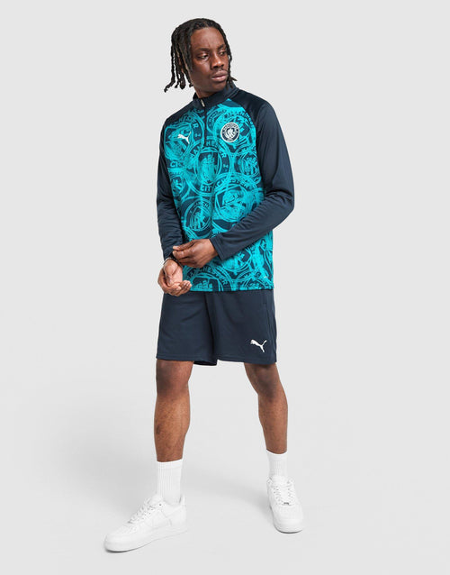 Manchester City FC Warm Up 1/4 Zip Top