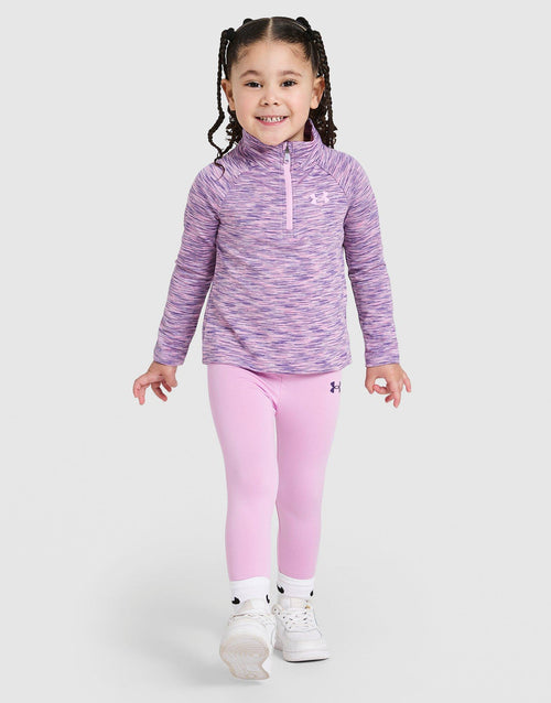 Girls' UA Tech 1/4 Zip Top/Leggings Set Infant
